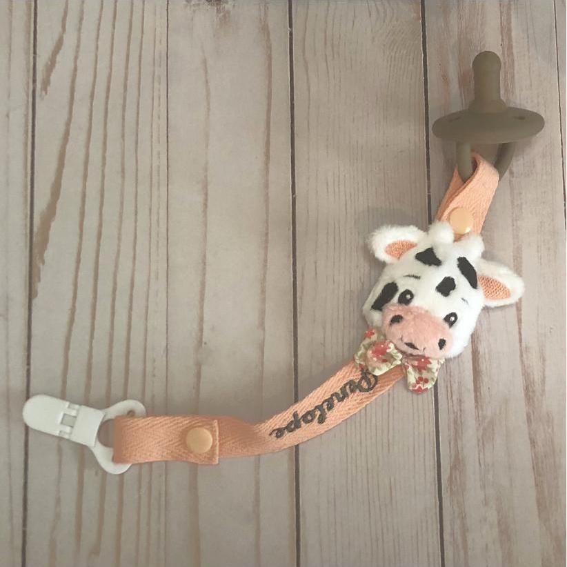 Cow Pacifier Holder ITH Embroidery Design Digital Download - Etsy