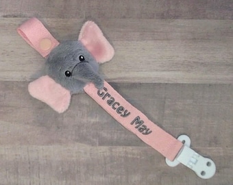 Elefant Schnullerhalter 2 ITH Stickdatei Download