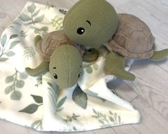 Schildkröte Lovey Decke oder Spielzeug Embroidery Design Project