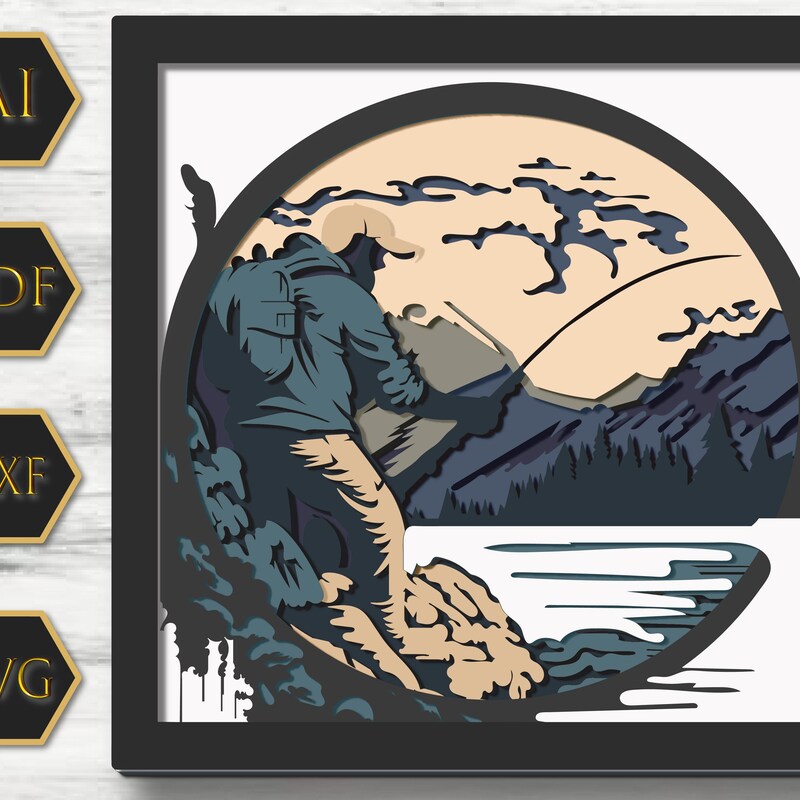 Fish Shadow Box - Etsy