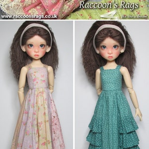 STRAIGHTFORWARD SEWING Pattern SSP-045: 2 dresses for Kaye Wiggs dolls. 43cm Mei Mei Dresses and petticoats. image 1