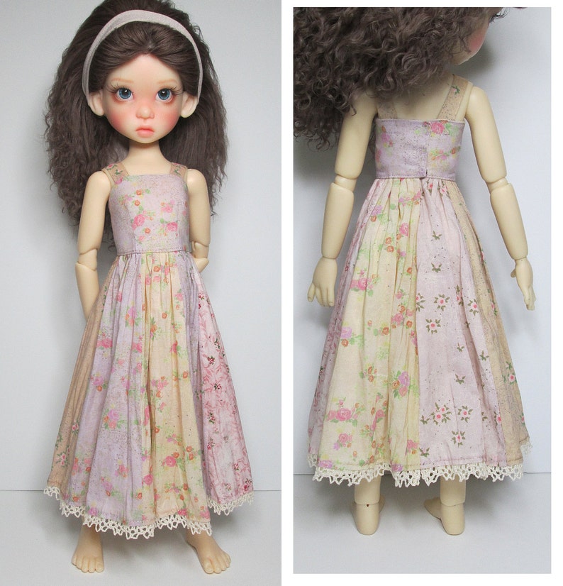 STRAIGHTFORWARD SEWING Pattern SSP-045: 2 dresses for Kaye Wiggs dolls. 43cm Mei Mei Dresses and petticoats. image 3