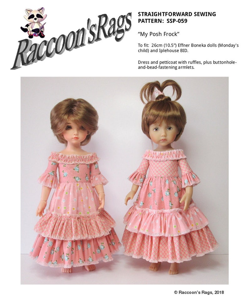Pattern Boneka Effner Boneka and Iplehouse BID. Digital Sewing Pattern PDF. SSP-059 ...