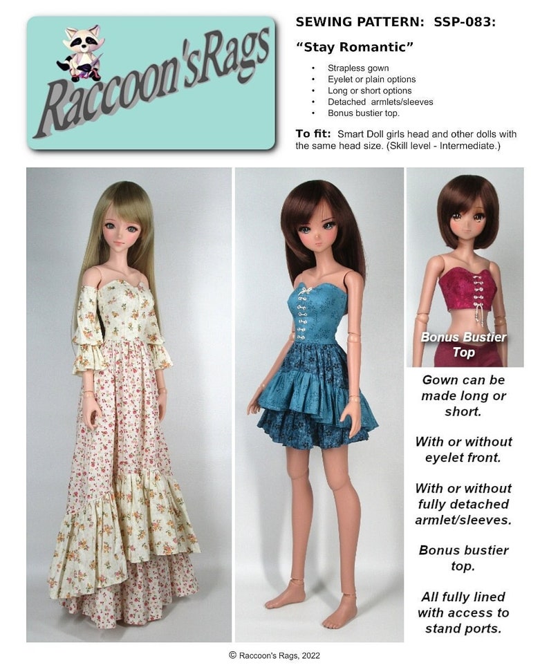 Smart Doll Clothes Digital Sewing Pattern PDF. 40 Page Ebook. Etsy UK