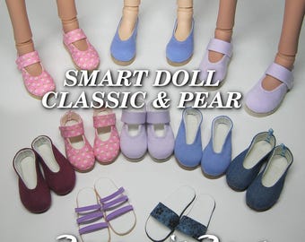 Smarte Puppenschuhe. Digitale Anleitung & Meisterklasse Schuhe PDF. 58 Seiten Ebook. SSP-084: Schuhe für Smart Doll Mädchen.