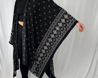 Boho festivalkimono • Lång festivalkofta, unisex dusterkappa, boho stil