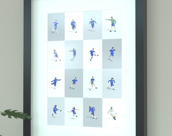 Chelsea Legends Illustrated Print