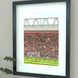 Liverpool Premier League Champions 2024/2025 Victory Illustrated Art Print - Reds EPL Winners Triumph Poster Gift