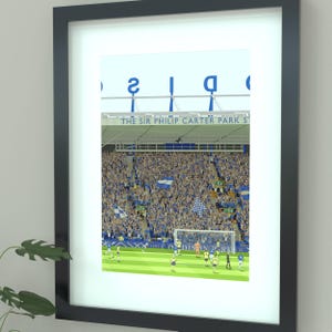 Everton - The Last Goal at Goodison Print | Goodison Park Poster | Toffees History Wall Art