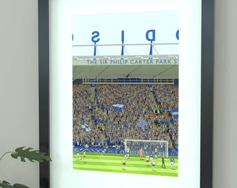Everton - The Last Goal at Goodison Print | Goodison Park Poster | Toffees History Wall Art