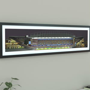 Ultra-wide Aston Villa – Villa Park Stadium Panoramic Print | Villa Stadium Art Panorama | Football Wall Art (FRAME NOT INCLUDED)
