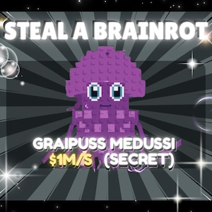 Roblox Steal A Brainrot - Graipuss Medussi | SECRET | 1M/S | (1 PIECE)