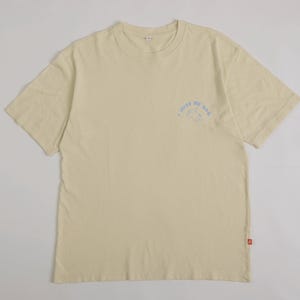 Dog Lover T-shirt. Beige Unisex Top. I Miss My Dog Pet Print Cotton. Oversized