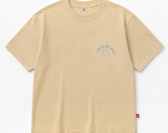 T-shirt pour amoureux des chiens. Haut unisexe beige. Mon chien en coton imprimé pour animaux de compagnie me manque. Surdimensionné