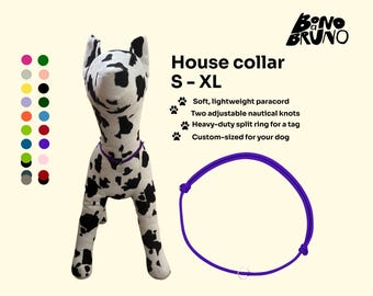 Verstellbar Hundehaus Halsband Neon Lila. -Halsband Dünnes Collar.Custom Hundehalsband. Handgefertigtes Hundehalsband aus Paracord. Halsband für kleine Hunde.