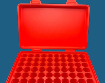 3mL Vial Case | 60-Slot Injectables Travel Box | Peptide Vial Holder | Cold Storage