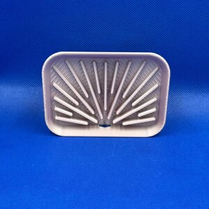 Modern 3D Printed Geometric Soap Dish - Sleek, Functional, and Stylish Bathroom Accessory image 1