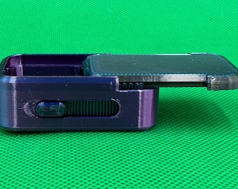 XS Pill Box with Compartments (Slide Lock) | Vitamins | Medications | 2.1” x 1.25” x 0.7”