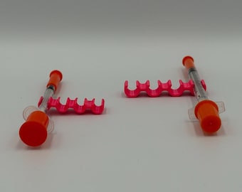 3D Printed Syringe Grip Clip | Easy Handling Accessory | 1mL 30G 0.5” or 0.3cc 31G