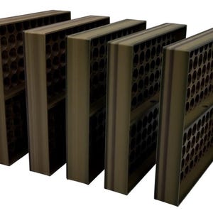 400-500 Vial Case | 3D Printed Peptide GIGA-CASE | Bulk Fridge Storage image 2