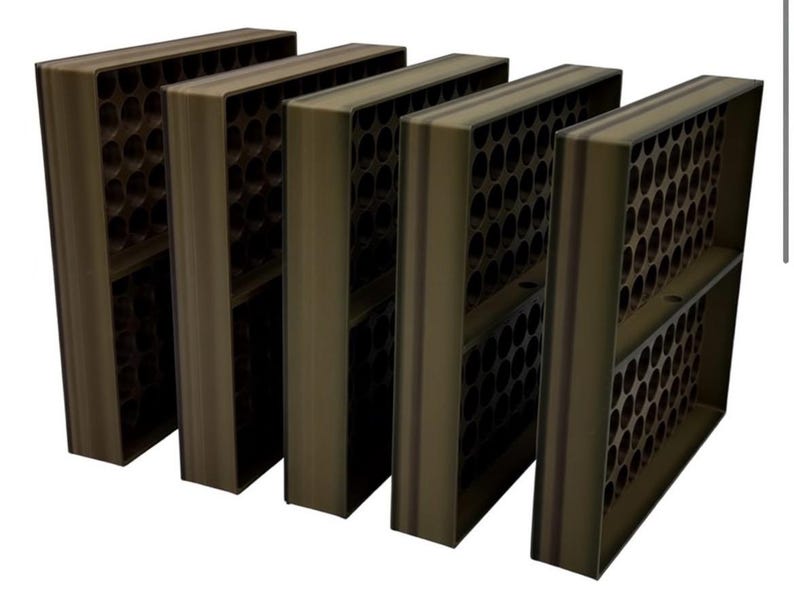 400-500 Vial Case | 3D Printed Peptide GIGA-CASE | Bulk Fridge Storage image 2