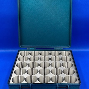 30ml 25 Slot Hospira Bacteriostatic Water Storage | Peptide | Insulin | Testosterone | Fridge | Freezer | Travel | Organizer | Vial | Box