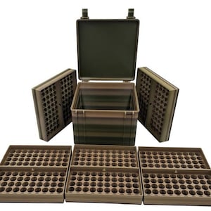 400-500 Vial Case | 3D Printed Peptide GIGA-CASE | Bulk Fridge Storage image 1