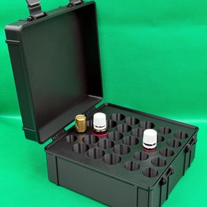 Boîte de rangement de voyage de luxe pour huiles essentielles imprimées en 3D pour Young Living – Contient 5 ml, 15 ml, format roll-on