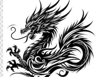 Black dragon image