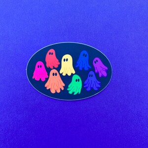 Ghost Rainbow Haunting Vinyl Sticker