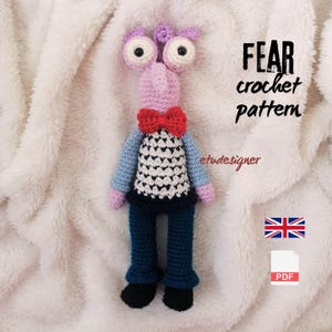 Amigurumi Pattern Fear DOLL Crochet Gifts Plush Printable PDF Tutorial English, Handmade Gift, Crochet Gifts,Diy Craft