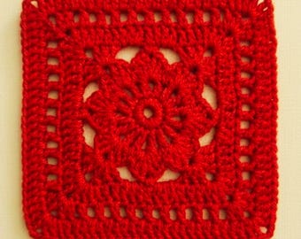Easy Granny Square Crochet Pattern, Beginner Friendly Blanket ,Bag, Scarf , English PDF