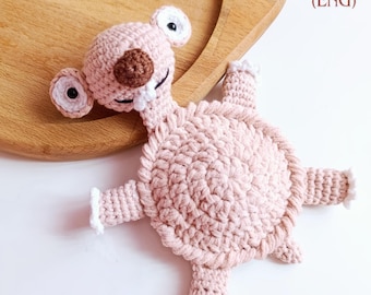 Funny Squirrel Sid  Coaster Crochet Pattern, Amigurumi Animal Mug Rug (English PDF)