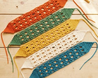 Crochet Headband Pattern Shell, Coastal Inspired Hair Accessory ,English PDF