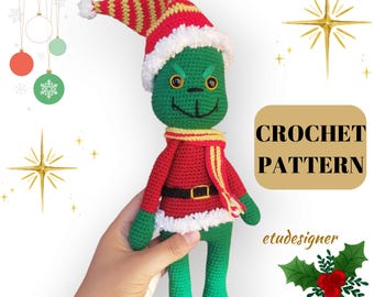 Crochet Green Villain Amigurumi Pattern: Mischievous Character Plush (PDF Digital Download, English PDF)