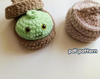 Dumpling & Steamer Basket Crochet Pattern, Amigurumi Food Tutorial (English PDF)
