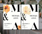 Editable Minimalistic Wedding Invitation Template Bundle, Modern Invite Suite, Elegant Printable Details Set, Instant Download