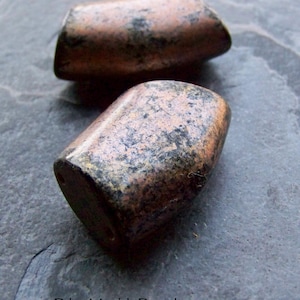 Tribal Bead, Distressed Bead, Lucite Beads, Double Drilled, Centerpiece Beads, Large Lucite Beads, Unique Beads, Pendant Beads, Boho Chic, 2
