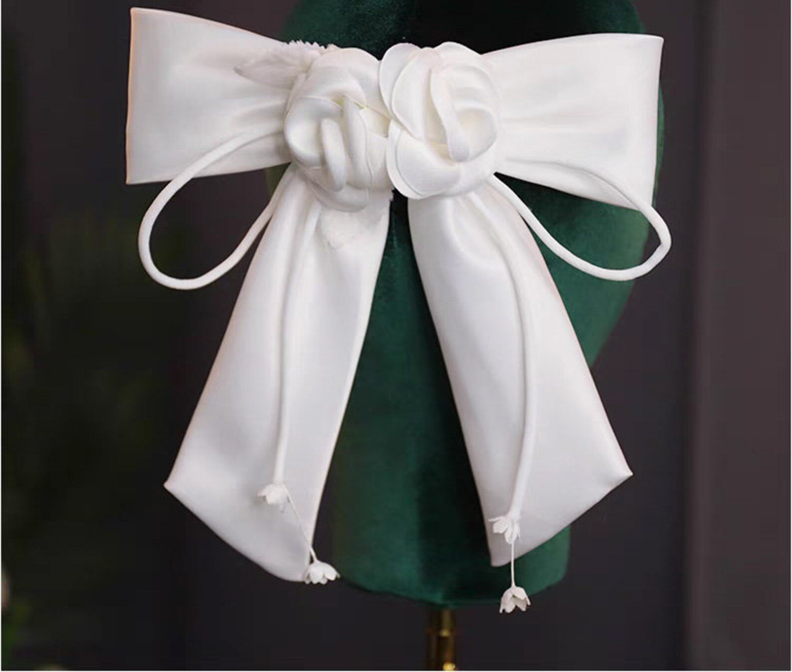 Mori Flower Lace Bow Hat