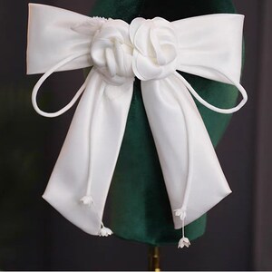 Mori Flower Lace Bow Hat