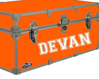 Personalized Camp Trunk Decal - Custom Name Decal - Boys Name - Girls Name