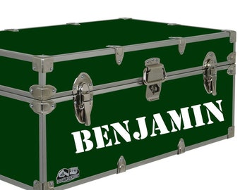 Personalized Camp Trunk Decal - Custom Name Decal - Boys Name - Girls Name