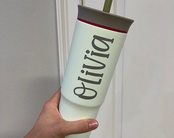 Custom Name Decal for Water bottle - Vinyl Sticker - Name Decal - Personalized Name Decal -