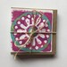Colorful Mandala Mini Note Card Set of 8, Mini Square Notecards, Mini ...