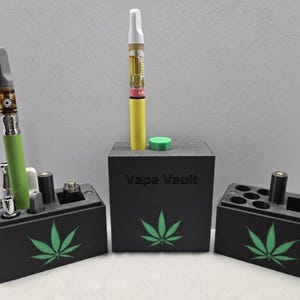Vape Vault - マリファナ ベイプ カートリッジの保管と旅行用ケース。