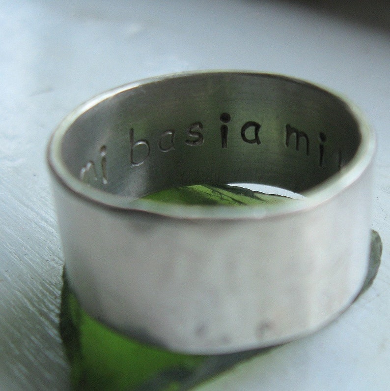 Personalized Mens Ring Unique Ring image 5