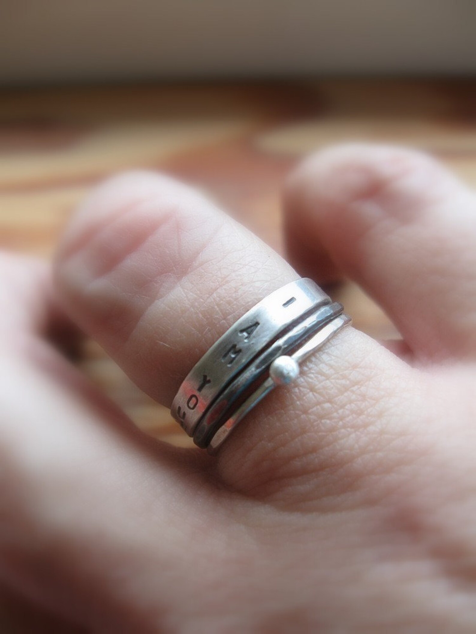 Personalized Stacking Rings | Etsy