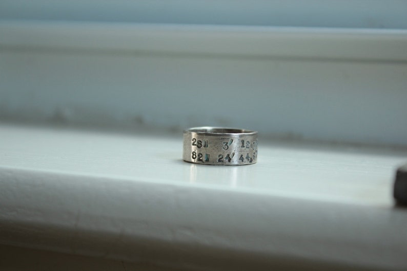 Custom Coordinates Ring image 4