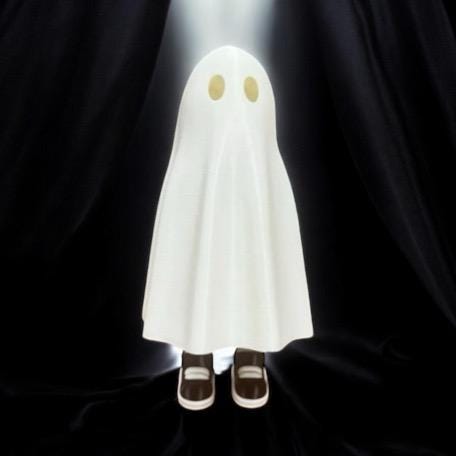 かわいいゴースト | デスクデコレーション | 高品質STLファイル | 3Dプリンター用3Dデジタル印刷STLファイル | ハロウィン | 楽しい