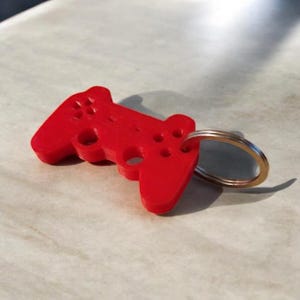 3D Printed Video Game Controller Keychain STL File